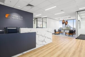 Concept commercial interiors Office Fitouts reception