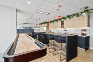 Concept commercial interiors Office Fitouts breakout kitchen