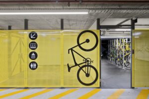 Concept commercial interiors commercial basebuild bike rack