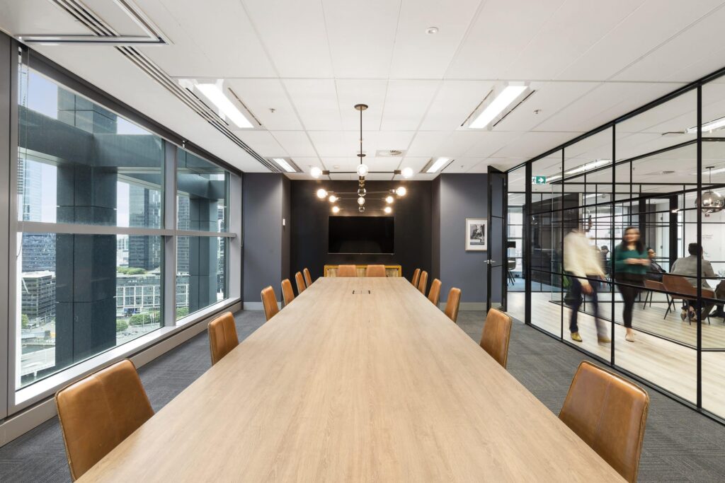 Concept commercial interiors Office Fitouts boardroom