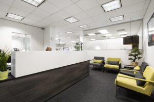 Concept commercial interiors Medical Fitout waiting room reception