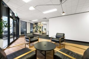 Concept commercial interiors Office Fitout waiting room